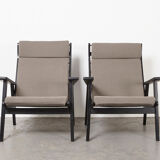 Pair of 1611 armchairs by Rob Parry for Gelderland 1952