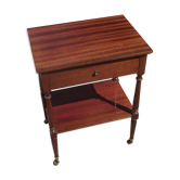 Table d'appoint chevet directoire acajou massif