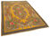 Handmade Vintage Moldovan Brown Kilim 183 cm x 280 cm - 23422