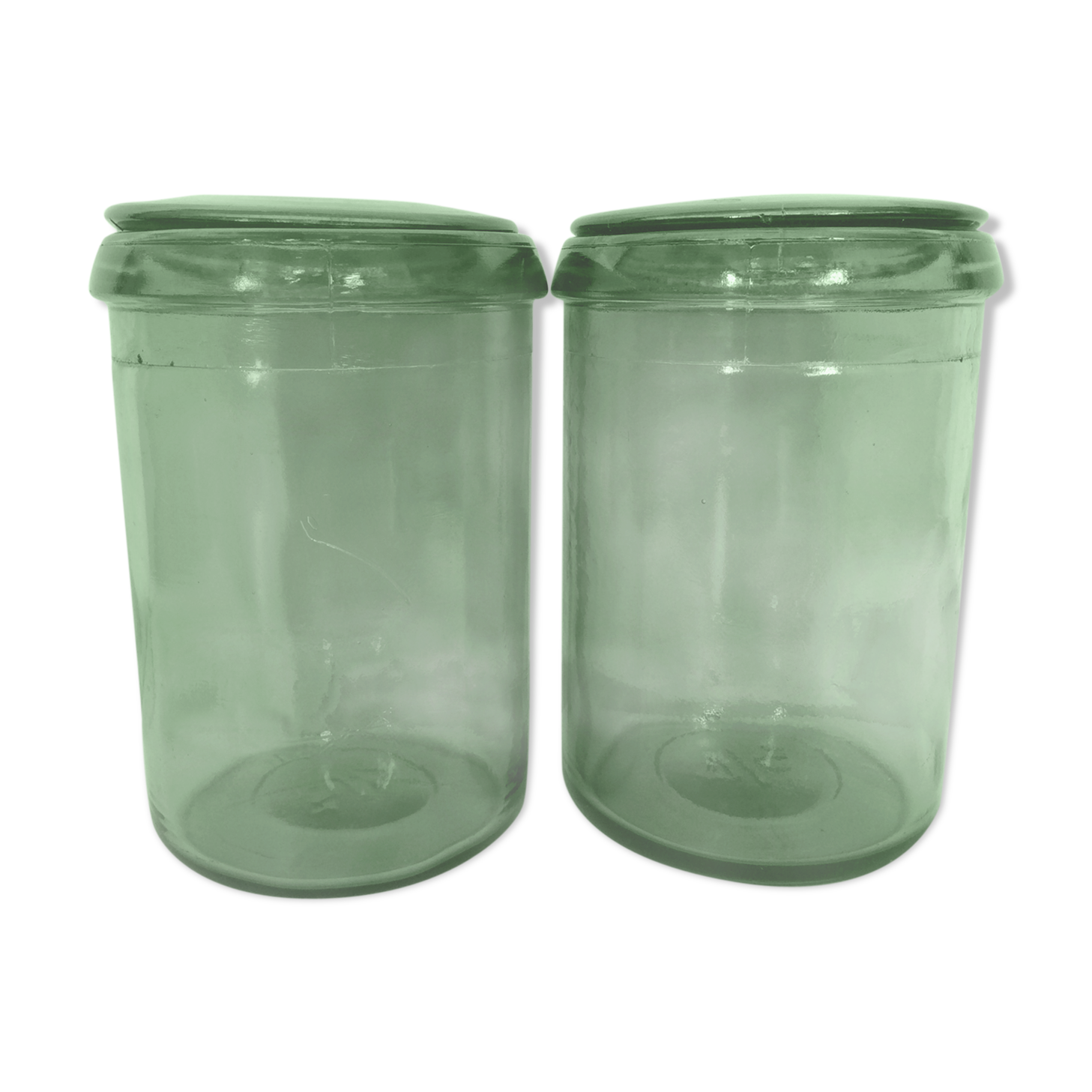 Duo de bocaux vintage