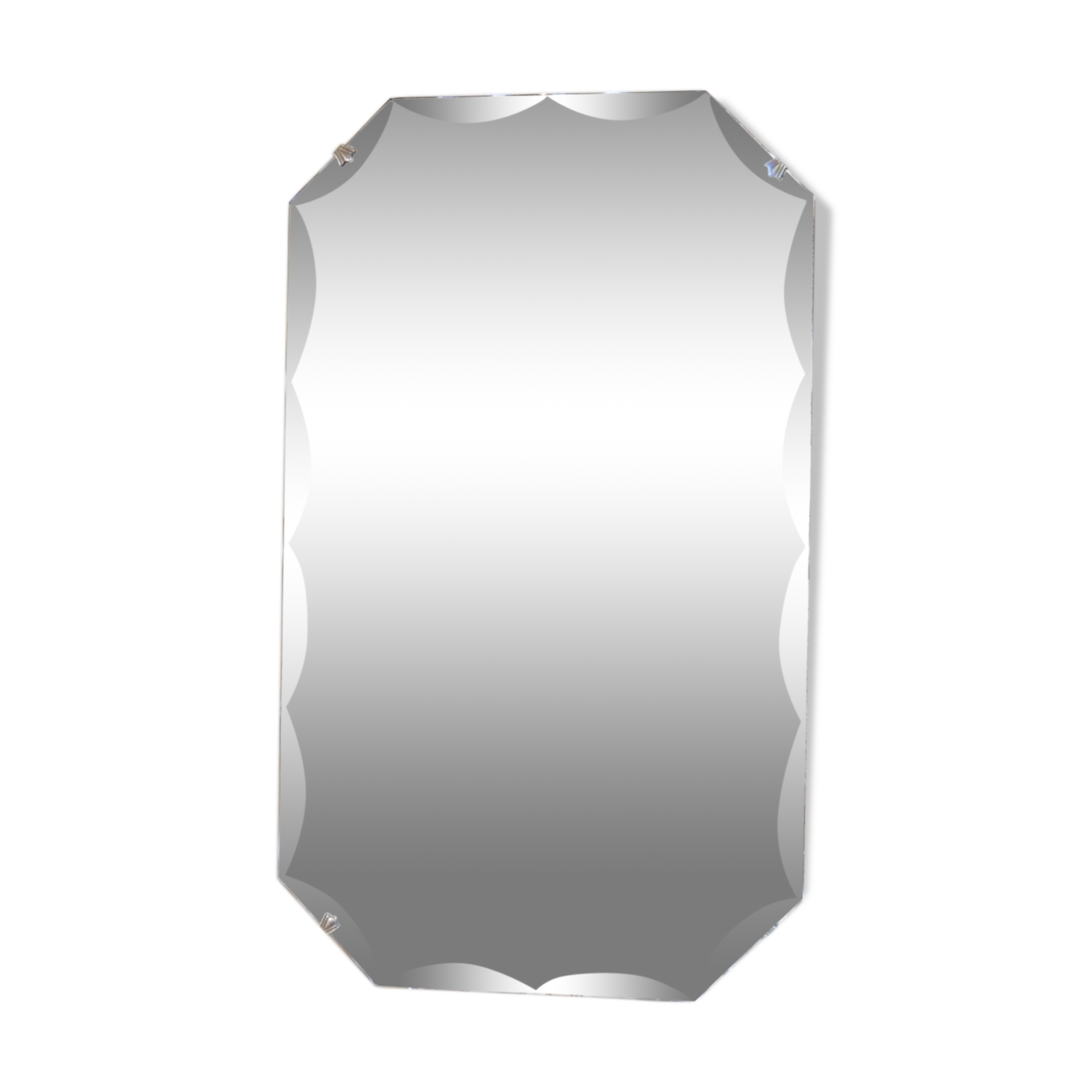 Bevelled mirror 30s - 69x41cm