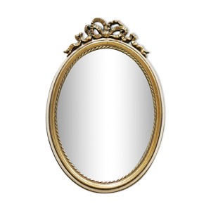 Miroir ovale ancien de