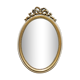 Old oval mirror Louis XVI style in gilded wood 50cm x 34cm