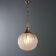 Vintage ceiling light in metal, brass and glass, Italy, 1970s