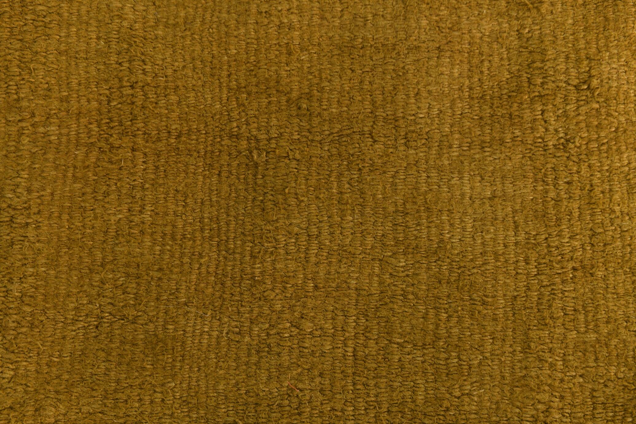 Turkish Dark Mustard Vintage Kilim Rug, 135x268Cm