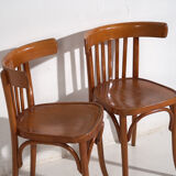 Chaises de bistrot anciennes (vers 1920). Ensemble de 6 pièces #1