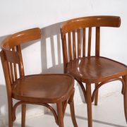 Chaises de bistrot anciennes (vers 1920). Ensemble de 6 pièces #1