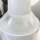 White glass pendant light, 1970