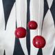 Vintage hanging lamp/cascade lamp in enamel, retro lamp, 70's