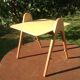 Vintage coffee table compass foot