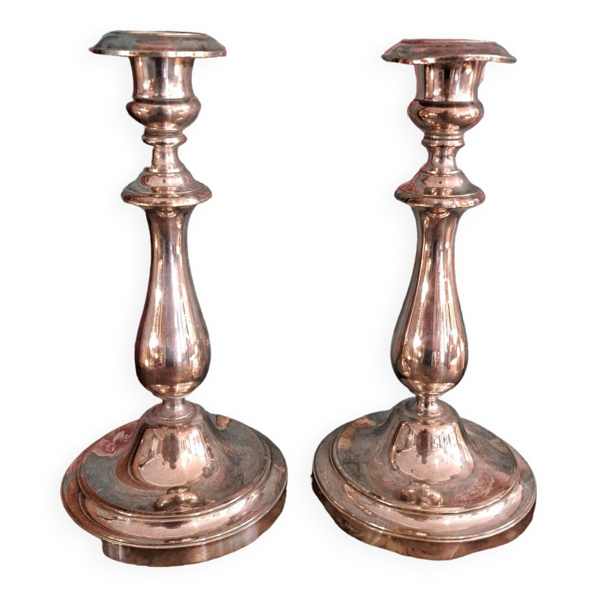 Pair of Christofle candlesticks
