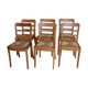 6 Luterma bistro chairs - Monobloc system - 1950s - vintage