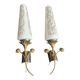 Pair of Art Deco wall sconces from the 1960s.