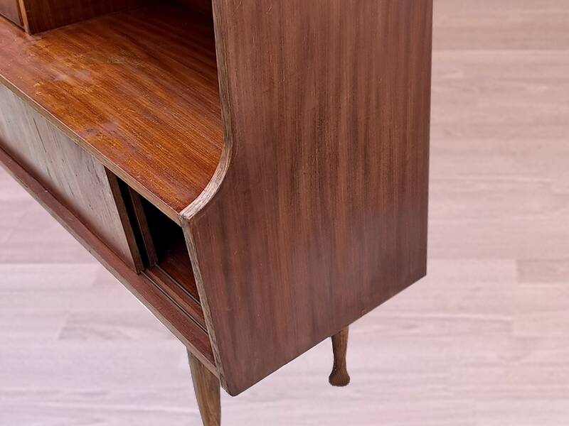 Vintage 1960s Scandinavian teak buffet bar