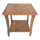 Vintage walnut side table