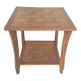 Vintage walnut side table