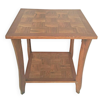 Vintage walnut side table