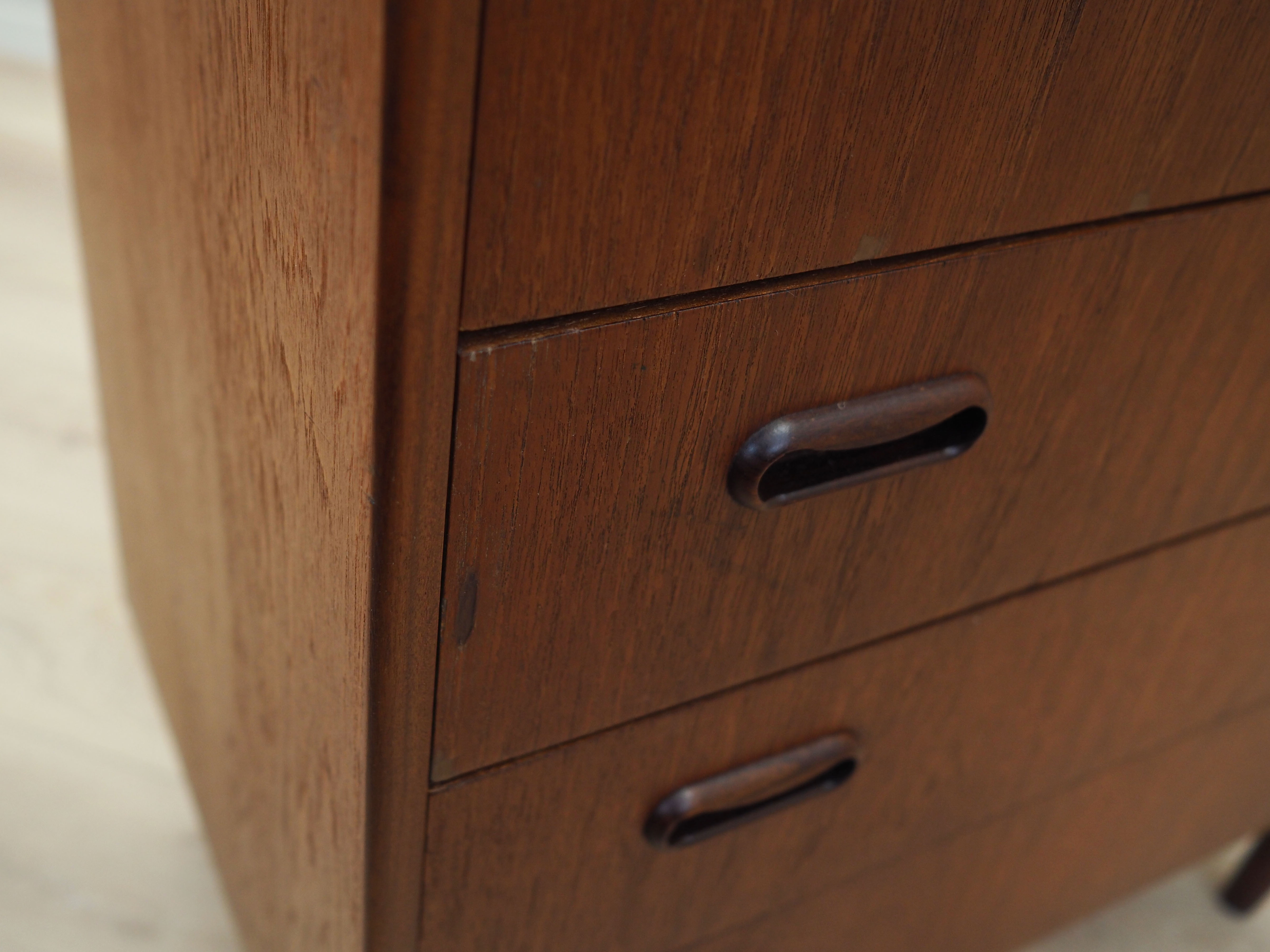 Teak chest of drawers, danish design, 60s, made in denmark