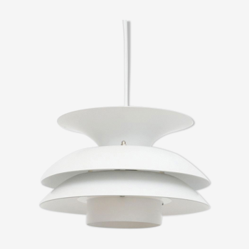 Danish white hanging lamp, Designed J. Utzon 70’s