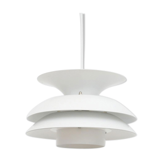 Danish white hanging lamp, Designed J. Utzon 70’s