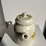 Vintage sunflower teapot Sarreguemines model Farandole H:20cm