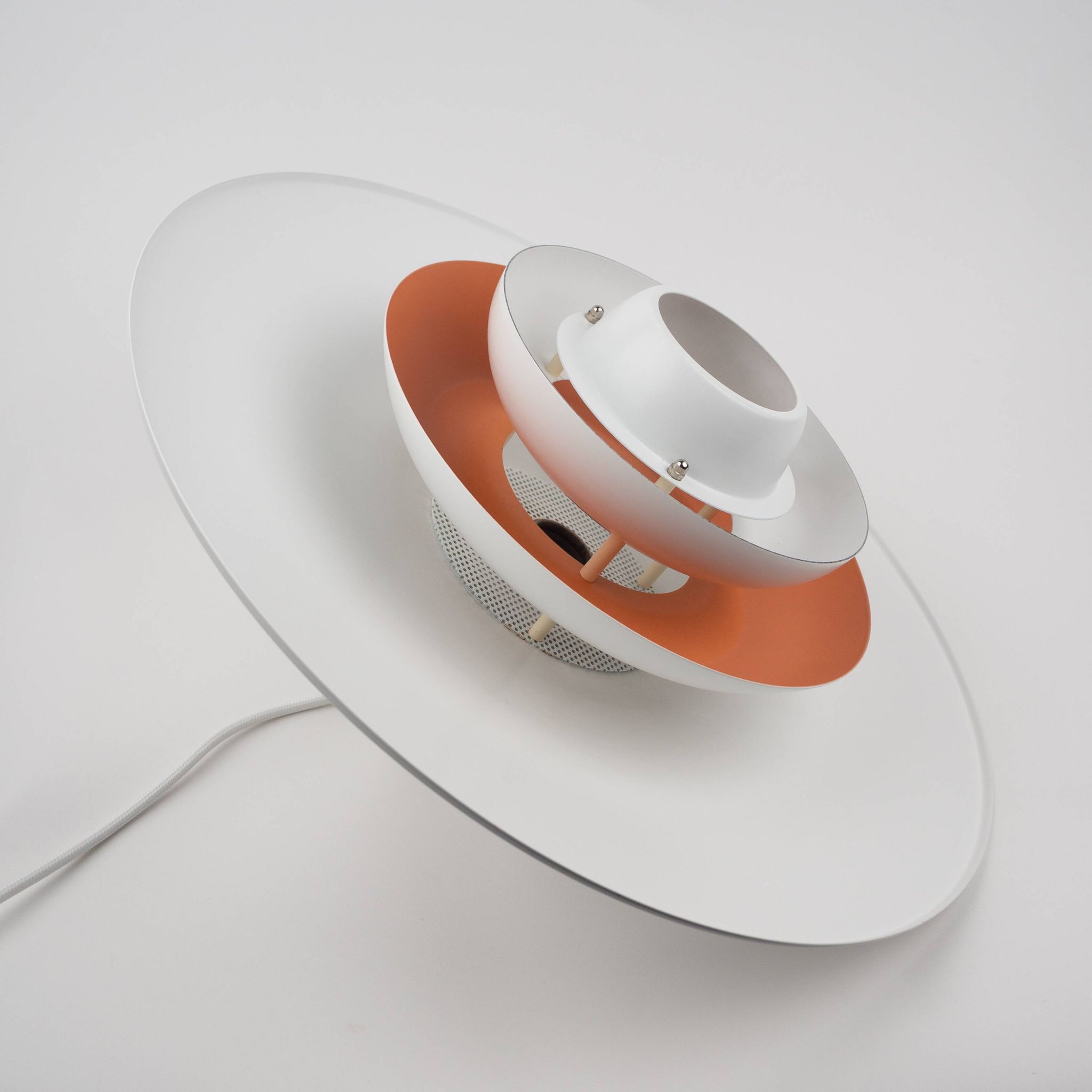 Danish vintage light Sofie by Kurt Wiborg, Jeka, 1980s