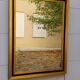 Black and gold art deco contemporary mirror - 81.5cm x 61.5cm
