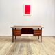Mid-Century Danish Teak Desk by Peter Løvig Nielsen for Hedensted Møbelfabrik, Denmark, 1970s