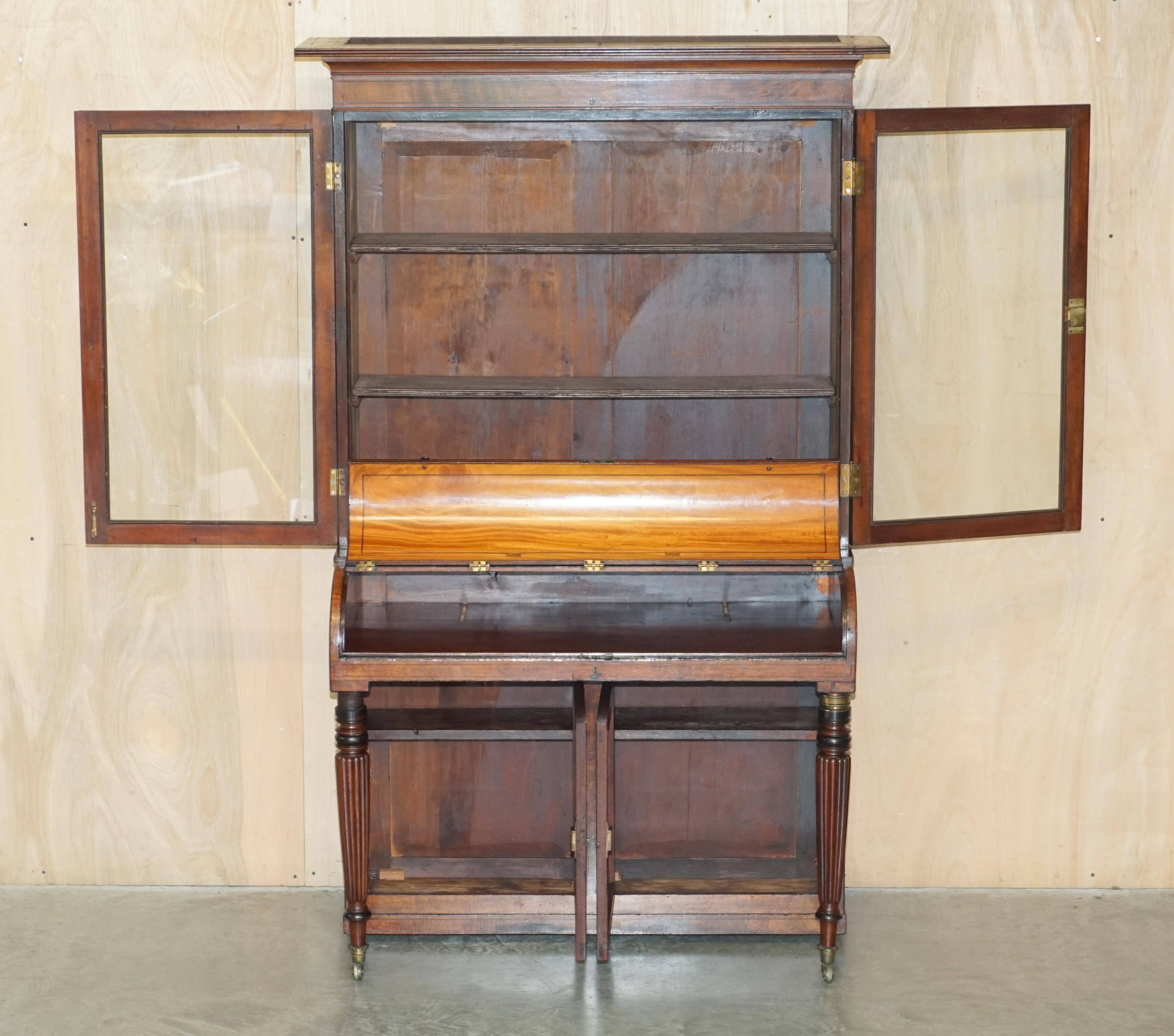 Victorian Scriban Desk in Walnut, 1860