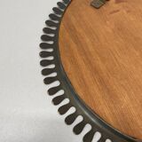 Miroir mural en laiton par Vereinigte Werkstätten, 1950