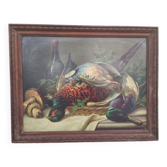 Tableau ancien nature morte