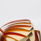 Danish vintage pendant lamp Konkylie by Louis Weisdorf, Lyfa, 1963