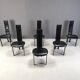 Vintage postmodern dining chairs, 1980s