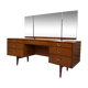 Curved dressing table 50-60s teak