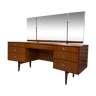 Curved dressing table 50-60s teak