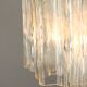 Large Mid-century Italian Glass Cascade Chandelier
