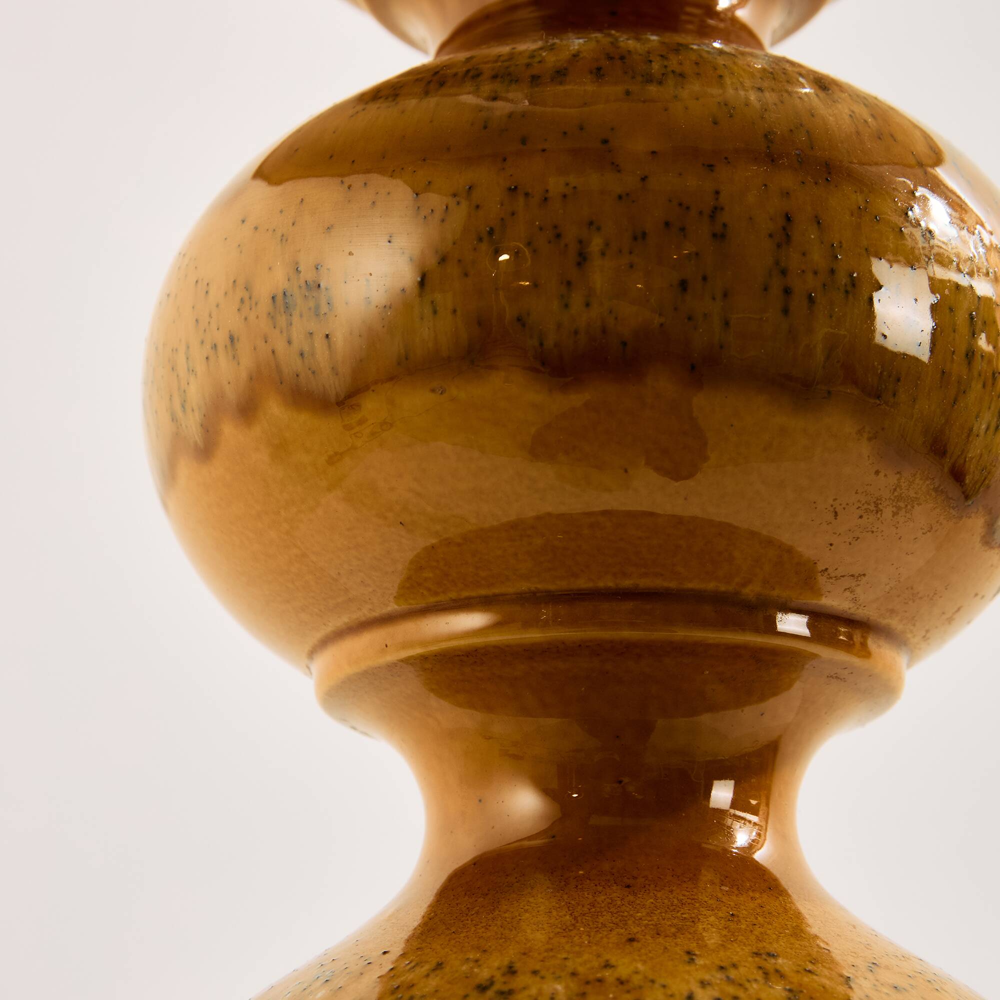 German ceramic floor lamp by Kaiser Leuchten