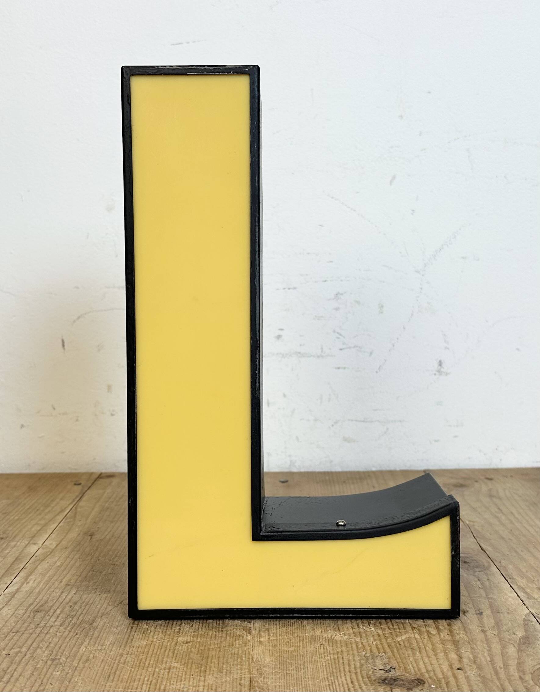 Vintage Illuminated Letter L , 1970s