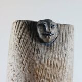 Vintage mid-century handmade ceramic vase