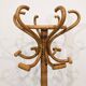 Vintage parrot coat rack in rattan and bamboo