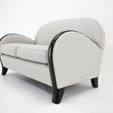 1940s Italian Newly Upholstered Two Seat Sofa