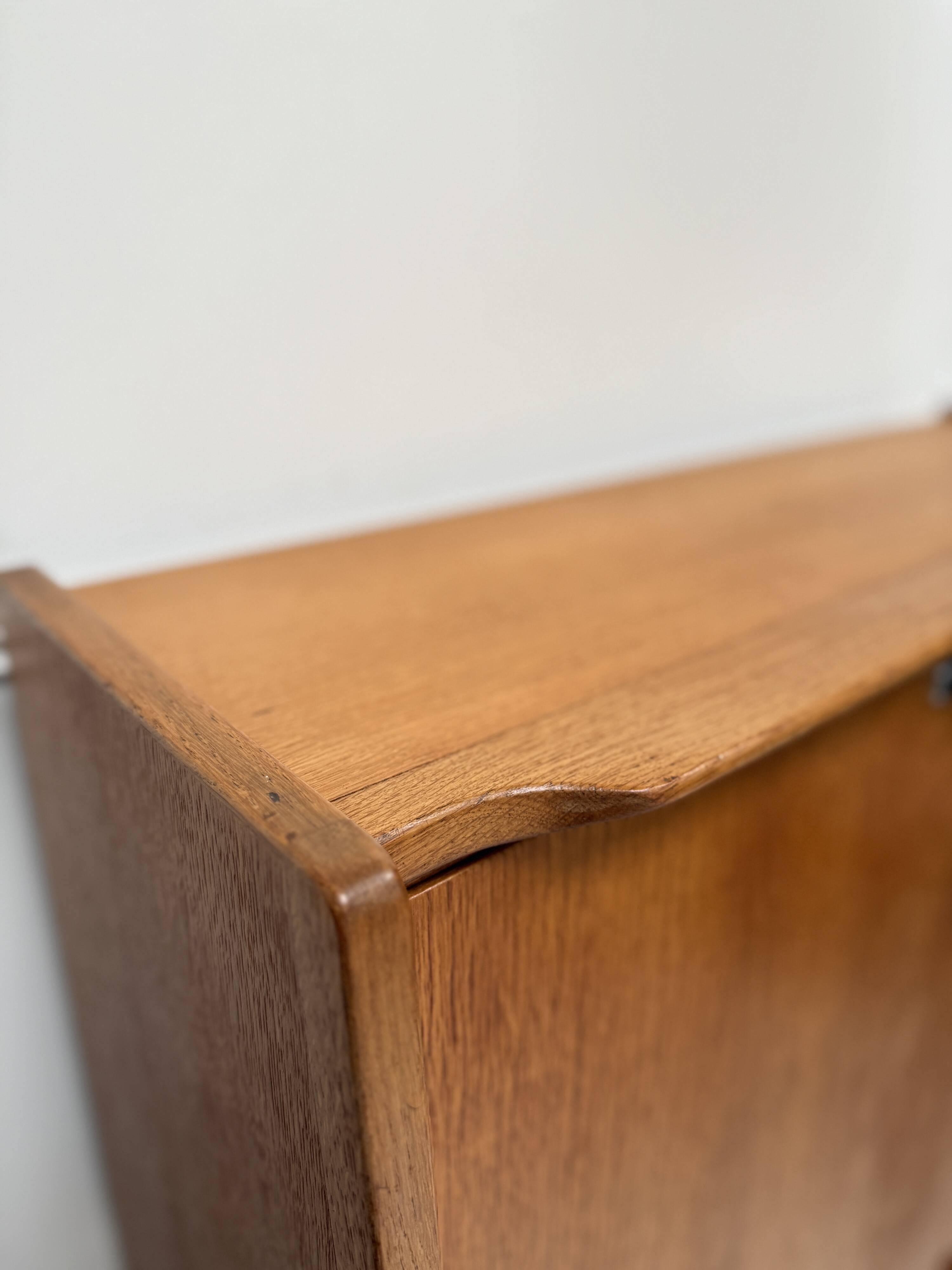 Scandinavian secretary with compass feet