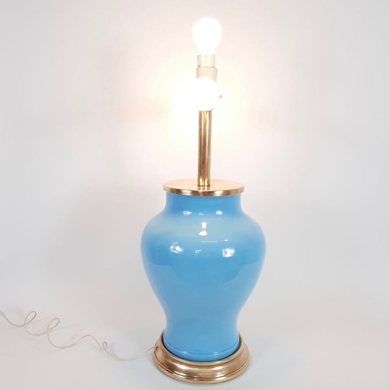 Pied de lampe en céramique