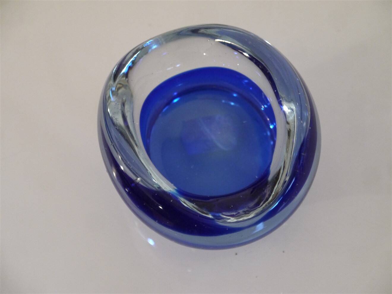 1970 submerged glass ashtray