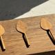 Teak pie server kitchen utensil L30 W8