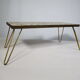 Mid Century Mosaic Plant Stand with orgin Hairpin Legs, 1950s