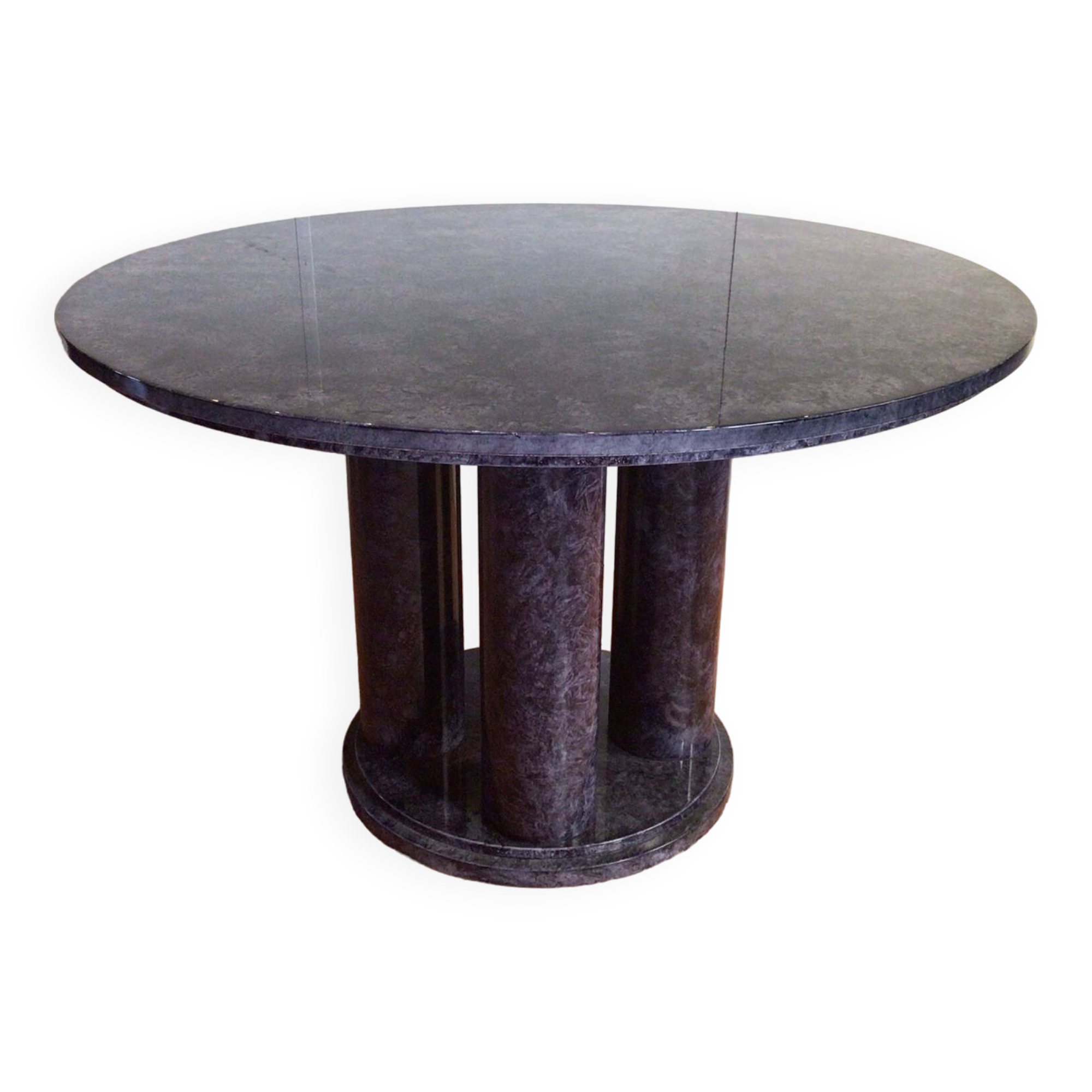table à manger en faux marbre