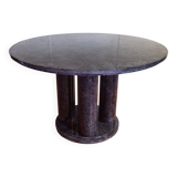 table à manger en faux marbre
