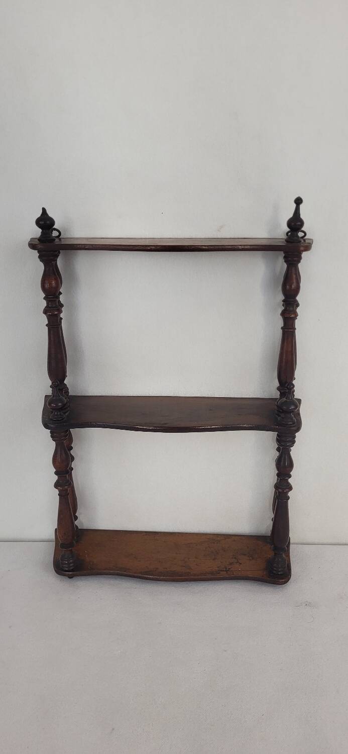 Napoleon III mahogany wall shelf