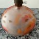Vintage frosted glass lamp base
